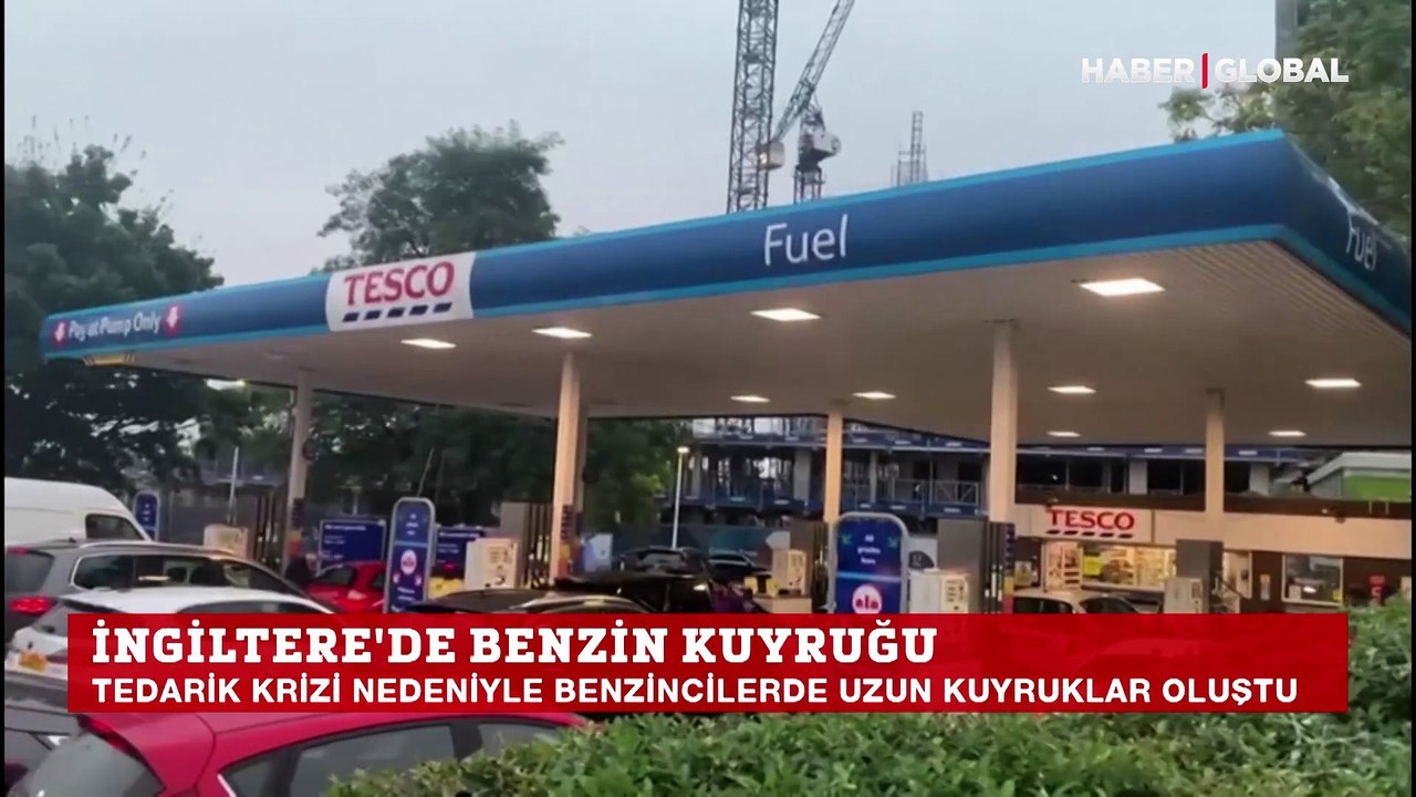 İngiltere'de kriz! Uzun kuyruklar oluştu!