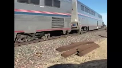 Mueren tres personas al descarrillar un tren con destino Chicago