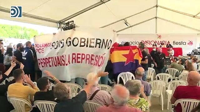 Iglesias, abucheado en un acto del PCE: ¿Dónde está el cambio?, ¿dónde está el progreso?