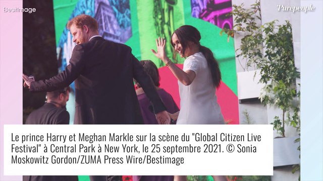 Meghan Markle et Harry superstars à Central Park : câlins et mini robe, face à J.Lo et Billie Eilish