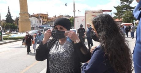 ÇORUM'DA MASKE DENETİMİNDE İLGİNÇ CEVAPLAR