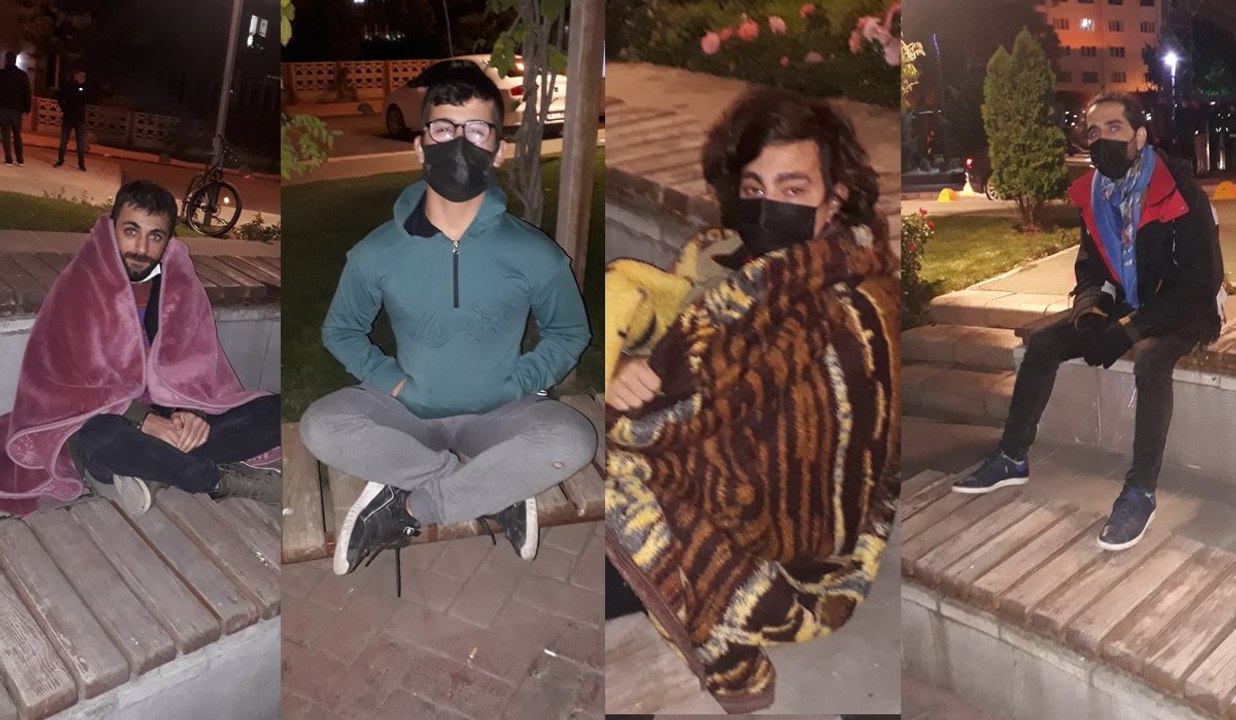 'Barınamıyoruz' diyen öğrenciler, gözaltına alınmamanın çaresini böyle buldu