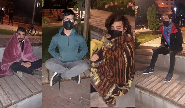 'Barınamıyoruz' diyen öğrenciler, gözaltına alınmamanın çaresini böyle buldu