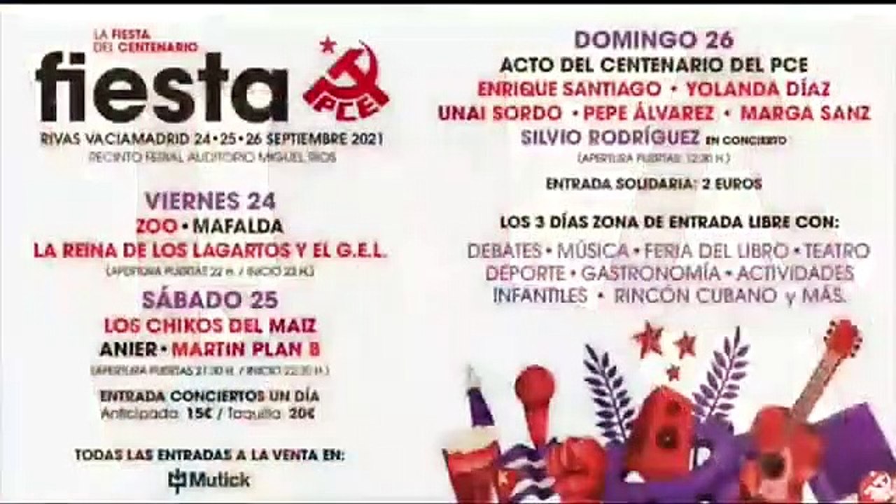 Pablo Iglesias abucheado por los suyos en la fiesta del PCE: "¿Dónde está el cambio?, ¿dónde está el progreso?"