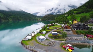 Norway 4K - Scenery Relaxation Film - Scenic Drone Film With Calming Music (Part-1)