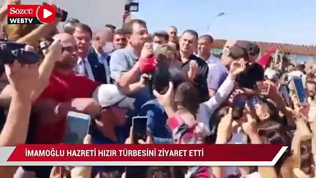 Ekrem İmamoğlu, Hazreti Hızır Türbesini ziyaret etti: Her zaman Hızır yoldaşımız oldu