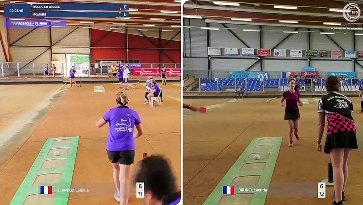 Clubs sportifs E1 Féminine Bourg-en-Bresse/Romans (26/09/2021à