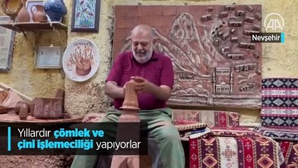 Çömlek yapımı ve çini işlemeciliğiyle Türk kültürünü dünyaya tanıtıyorlar