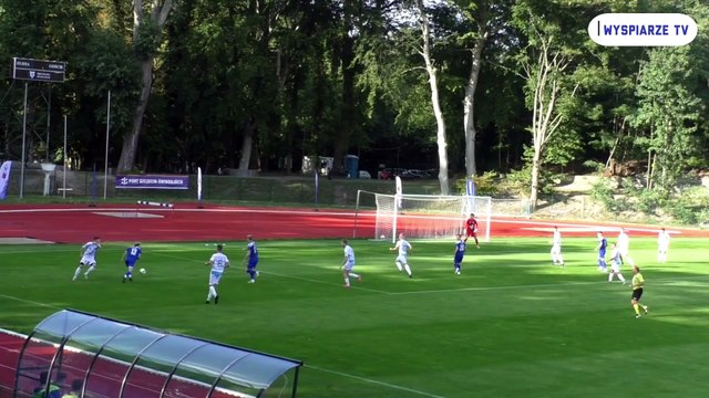 Skrót z meczu Flota Świnoujście 3 - 0 ( 2 - 0 ) Błękitni II Stargard