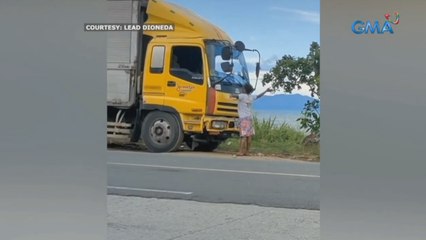 Truck driver at kanyang pahinante, nag-away dahil sa kalasingan | 24 Oras Weekend