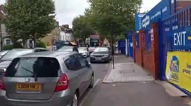 Huge queues for petrol stations in London