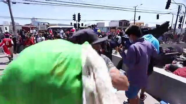 Chili : une manifestation contre l'immigration vénézuélienne dégénère