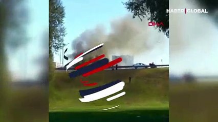 Bayrampaşa'da ağaçlık alanda yangın