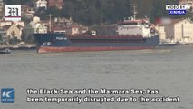 Turkish, Russian cargo vessels collide in Istanbul's Bosphorus Strait