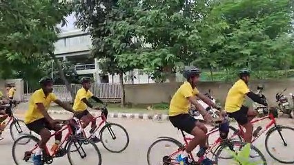 जम्मू से दांडीतक की यात्रा पर निकली बीएसएफ की टीम ने किया पौधरोपण