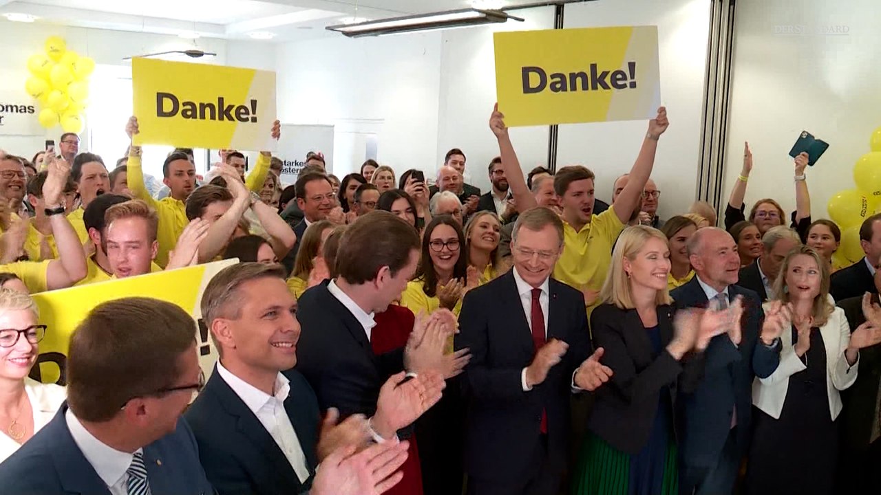 ÖVP bejubelt Wahlergebnis in Oberösterreich