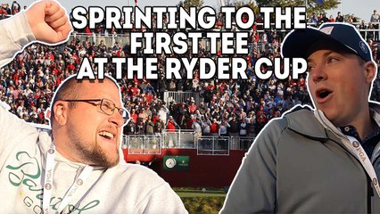 Our Journey To The First Tee At The Ryder Cup