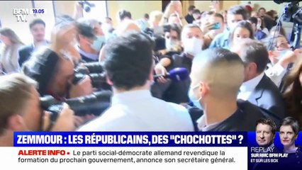 Pour Eric Zemmour, les Républicains sont "des chochottes"