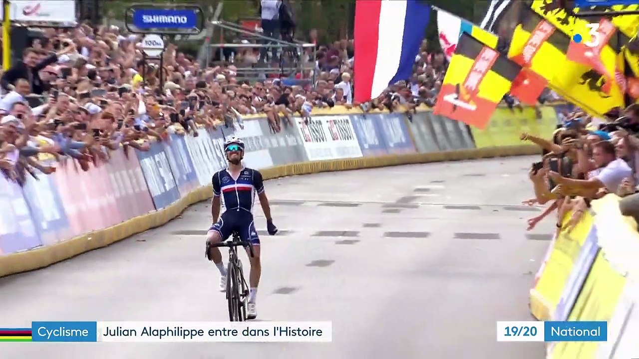 Cyclisme : Julian Alaphilippe conserve son titre de champion du monde