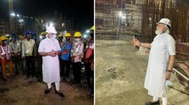 PM Modi visits construction site of Central vista project