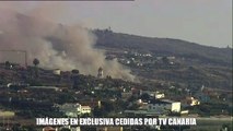 La lava del volcán de La Palma derriba la iglesia de Todoque
