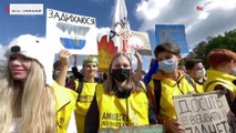 Activistas ucranianos piden al Gobierno compromiso contra el cambio climático