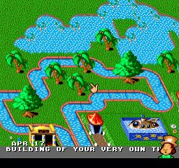 Theme Park online multiplayer - snes