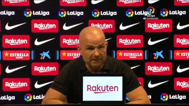 Paco López tras perder 3-0 ante el Barça: Hoy hemos estado muy mal