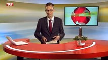 Søren Laursen skifter fra nyhedsstudie til julestue og ønsker rigtig glædelig jul | 2011 | TV SYD - TV2 Danmark