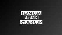 Breaking News - Team USA regain Ryder cup by record margin