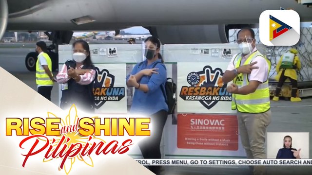 3-M doses ng Sinovac vaccine na binili ng pamahalaan, dumating sa bansa