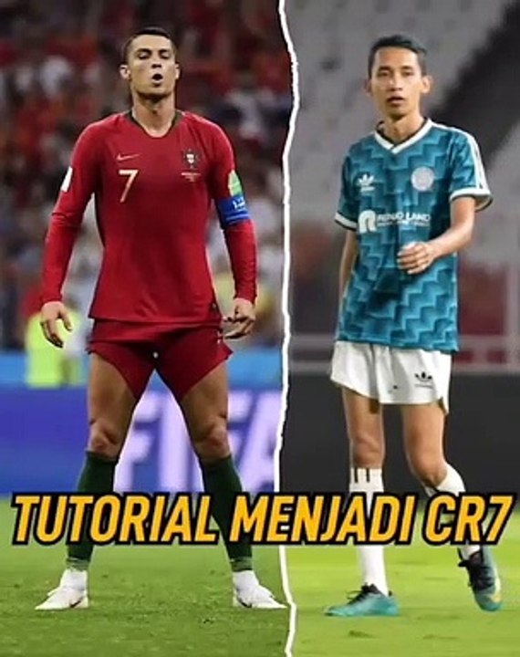Tutorial menjadi CR7 #Shorts