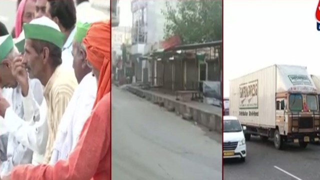 Bharat Band: Farmers blocked roads, know current situation