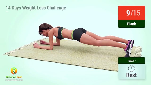 14 Days Weight Loss Challenge - Home Workout Routine