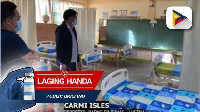 Isolation facility sa Tiaong, Quezon, binuksan na para tuluyan ng asymptomatic at mild COVID-19 patients