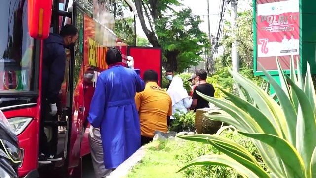 Polresta Sidoarjo Gelar Vaksinasi Covid-19 Jemput Bola