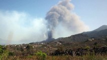 Извержение на острове Пальма: газ и пепел