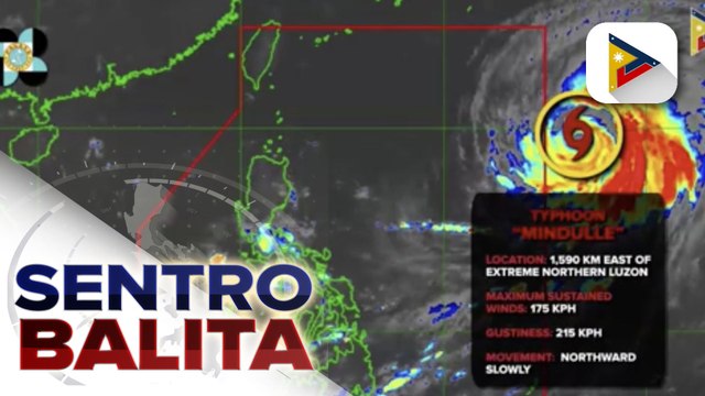 PTV INFO WEATHER: Typhoon Mindulle, posibleng pumasok ng PAR bukas at papangalanang Bagyong Lannie ; Trough ng bagyo, nakaaapekto sa ilang bahagi ng bansa
