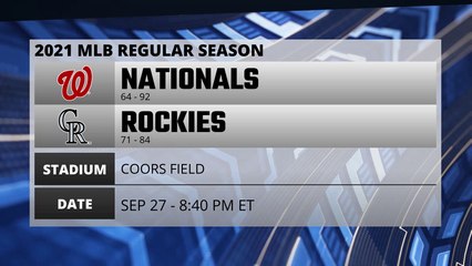 Nationals @ Rockies Game Preview for SEP 27 -  8:40 PM ET