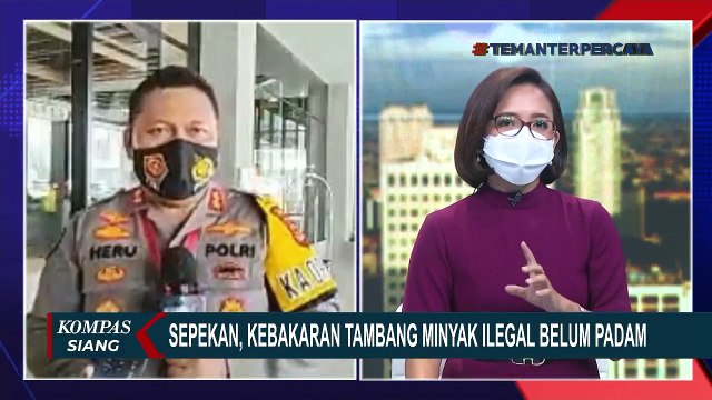 Kebakaran Tambang Minyak Ilegal di Jambi Belum Juga Padam