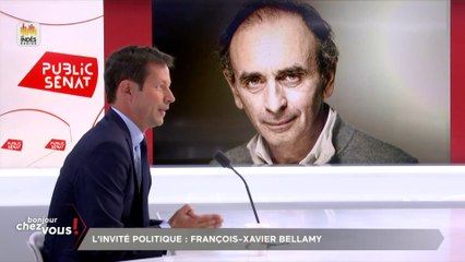 F-X. Bellamy : « Je ne vois pas ce qui empêcherait » la participation d'E. Zemmour au congrès LR