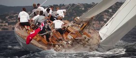 Les Voiles de Saint Tropez 2021  : çà navigue à l'entraînement ...entre les orages