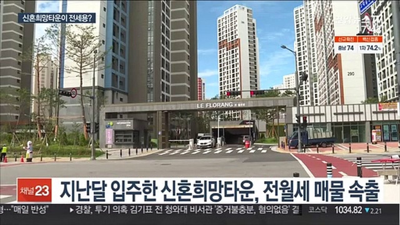실거주 의무 면제에…신혼희망타운 전월세 매물 속출