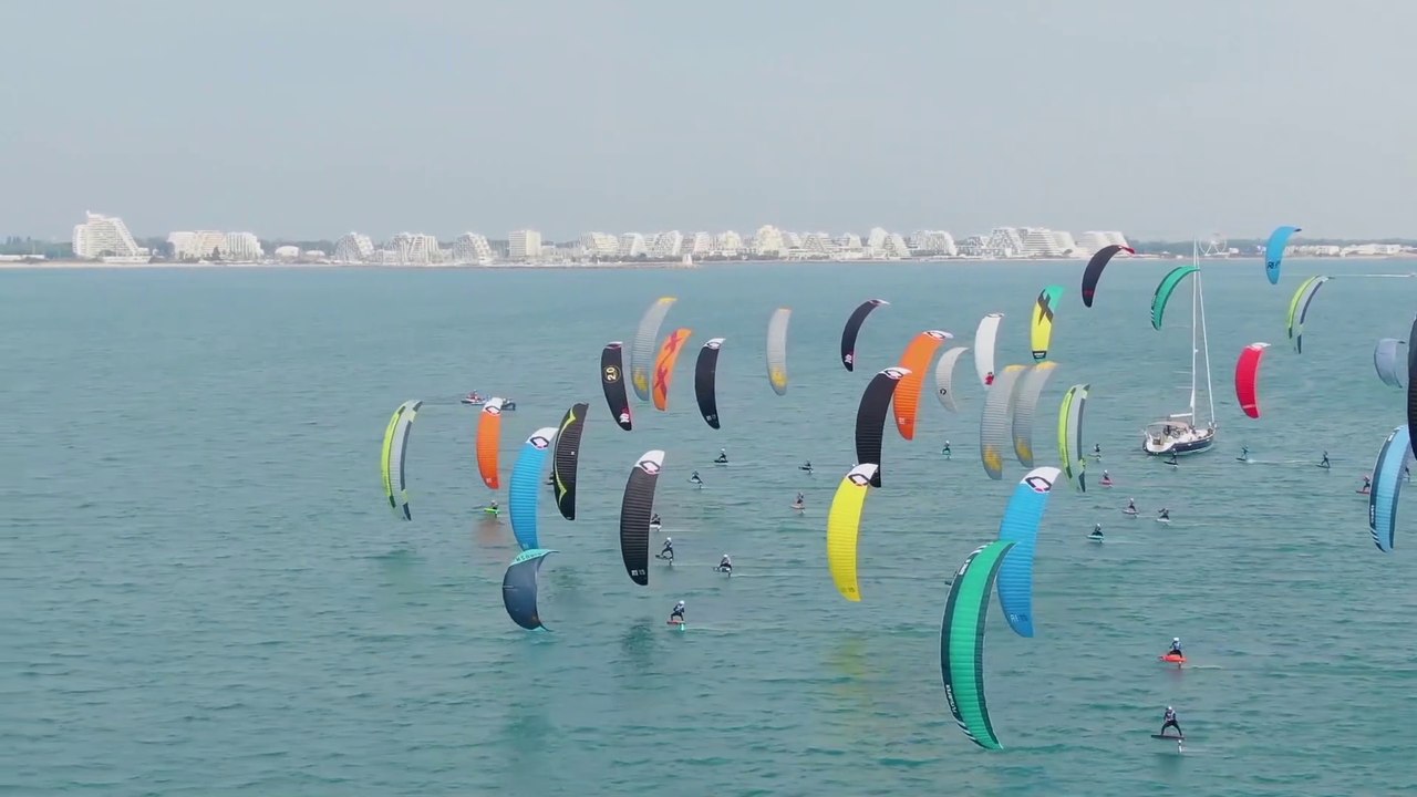 Engie Kite Tour 2021 : Engie Kite Tour 2021, Un super soleil pour clôturer cette dernière journée à La Grande-Motte !