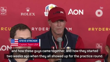 Download Video: Team USA revel in history-making Ryder Cup win