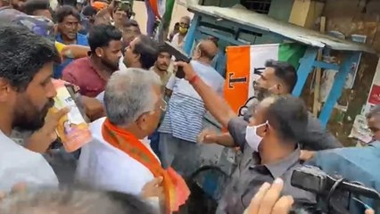 Bhabanipur: Dilip Ghosh’s security pulled gun amid ruckus