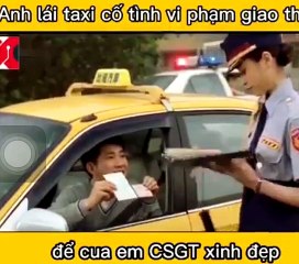 Cách cua em cảnh sát giao thông xinh đẹp