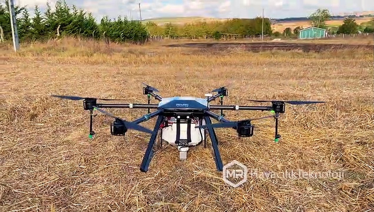 Raven TAR16 Zirai Drone ile Tarımsal İlaçlama, Hızlı Verimli, Güvenli. Drone ile ilaçlama Ziha