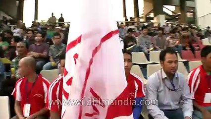 Freestyle football display by expert footies from north-east India!
