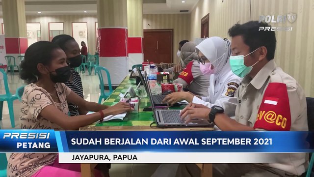 Vaksinasi Jelang PON XX Papua di Masjid Raya Baiturrahim Klofkamp Kota Jayapura